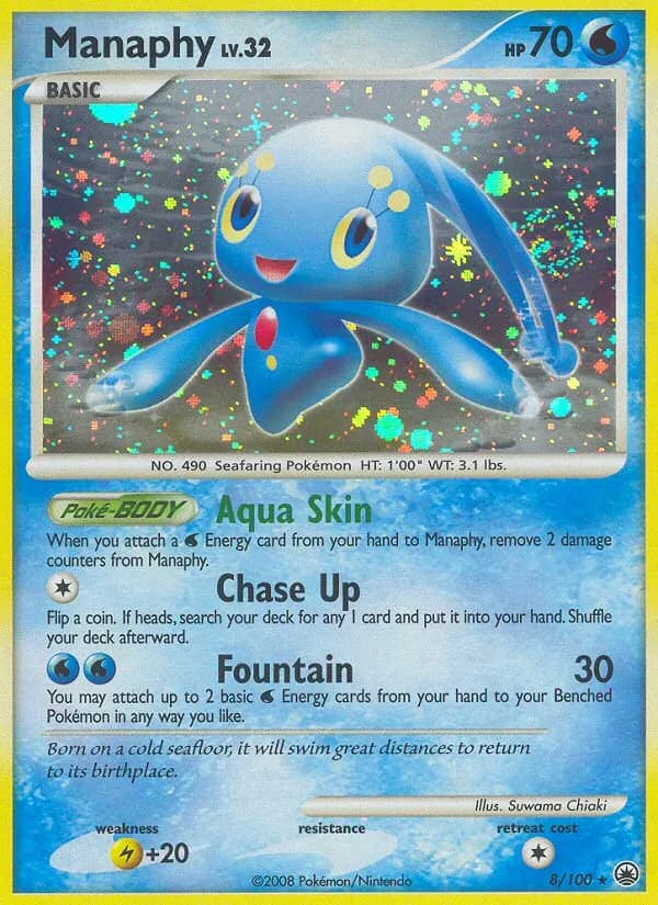 Manaphy card in English