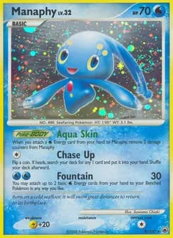 Manaphy card in English