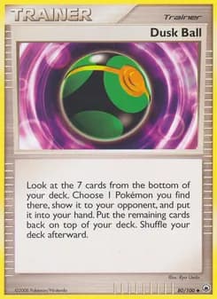 Dusk Ball card in English