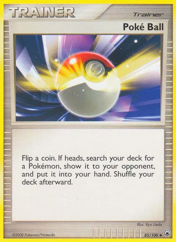 Poké Ball card in English