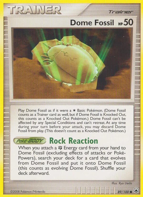 Dome Fossil card in English