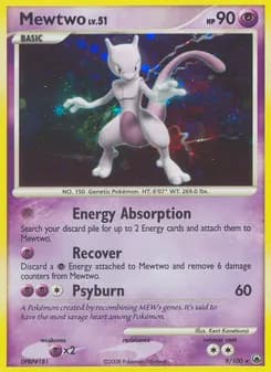 Mewtwo card in English