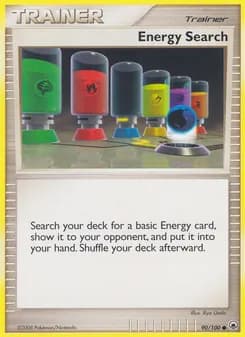 Energy Search card in English