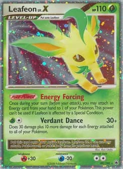 Leafeon card in English