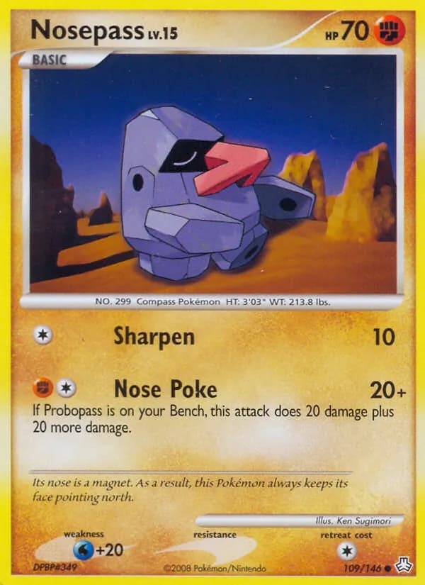 Nosepass card in English