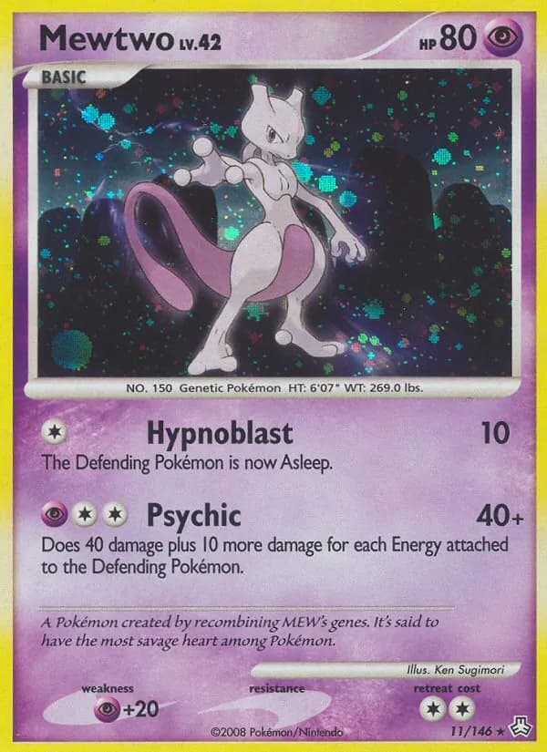 Mewtwo card in English