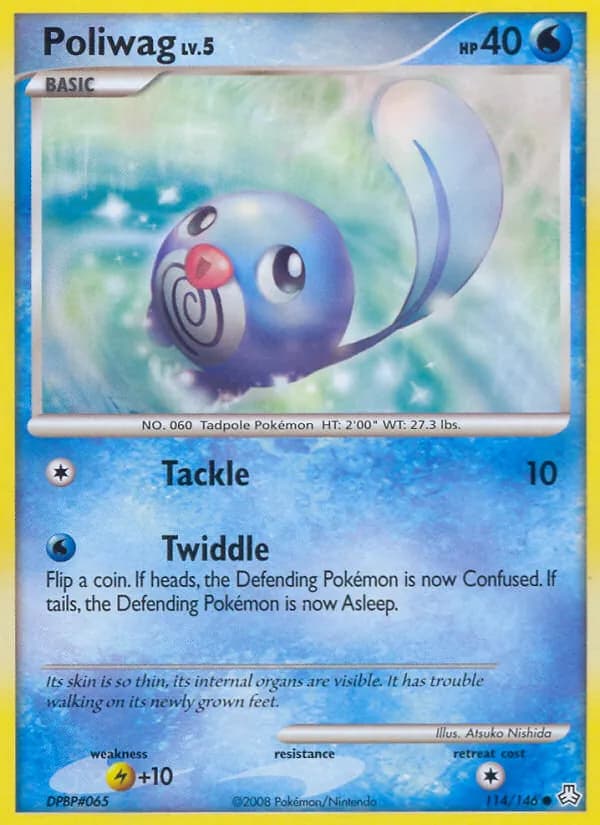 Poliwag card in English