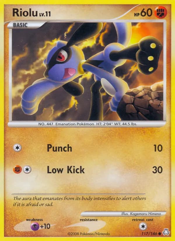 Riolu card in English