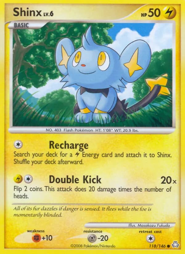 Shinx card in English