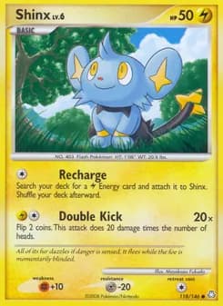 Shinx card in English