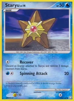 Staryu card in English