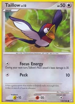 Taillow card in English