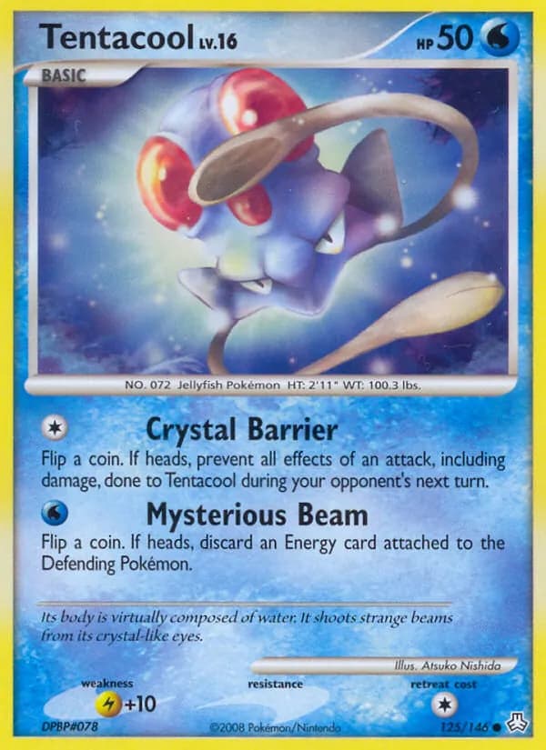Tentacool card in English
