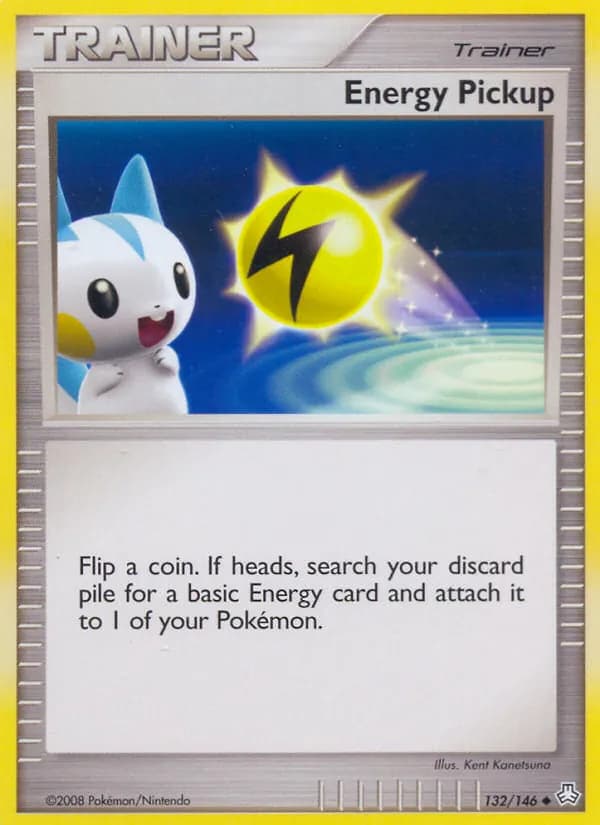 Energy Pickup card in English