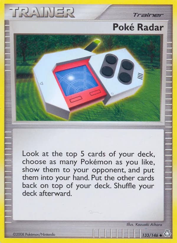 Poké Radar card in English