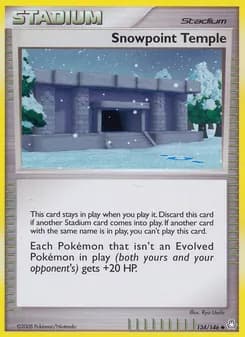 Snowpoint Temple card in English