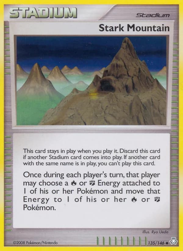 Stark Mountain card in English