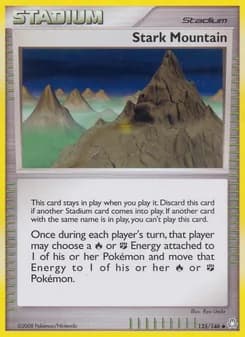 Stark Mountain card in English