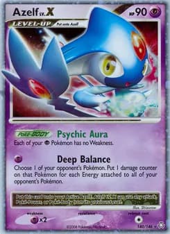 Azelf card in English