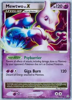 Mewtwo card in English