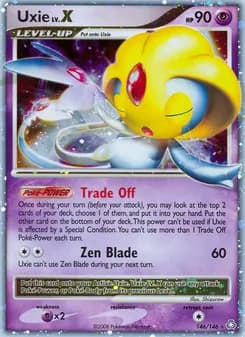 Uxie card in English