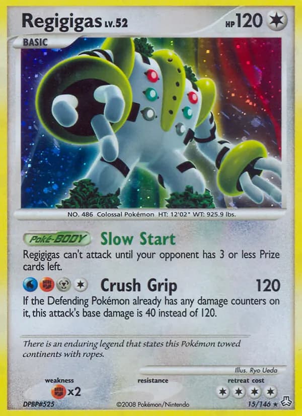 Regigigas card in English