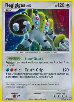 Regigigas card in English