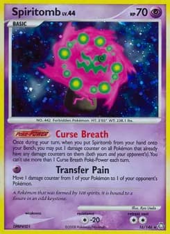 Spiritomb card in English