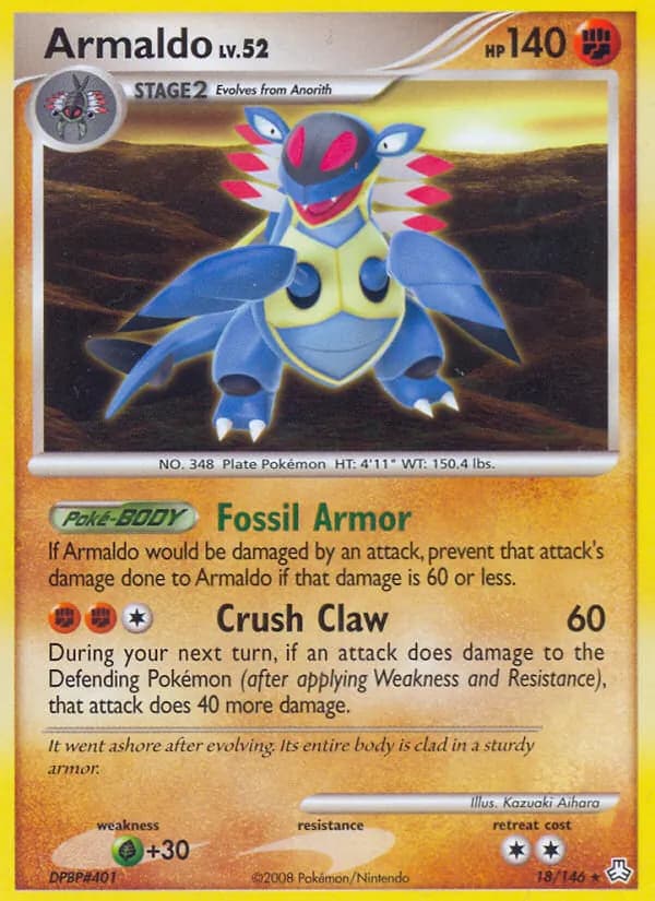 Armaldo card in English