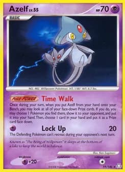Azelf card in English