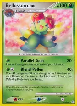 Bellossom card in English