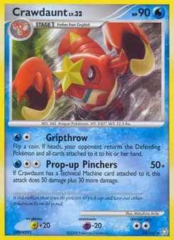 Crawdaunt card in English