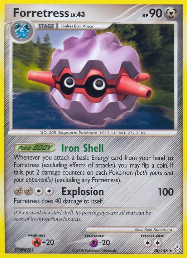 Forretress card in English