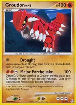 Groudon card in English