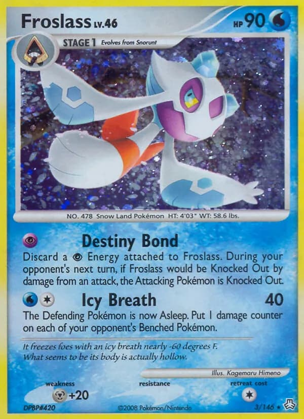 Froslass card in English