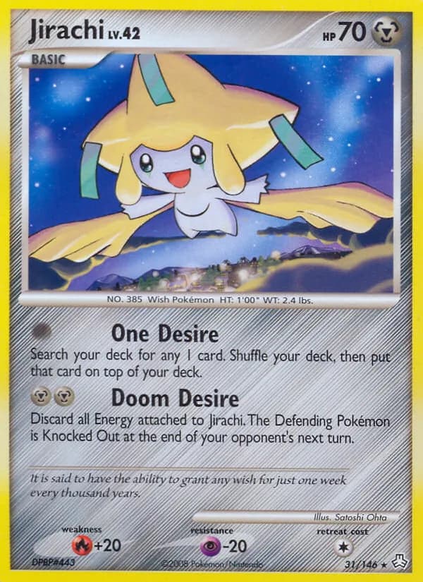 Jirachi card in English