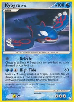 Kyogre card in English