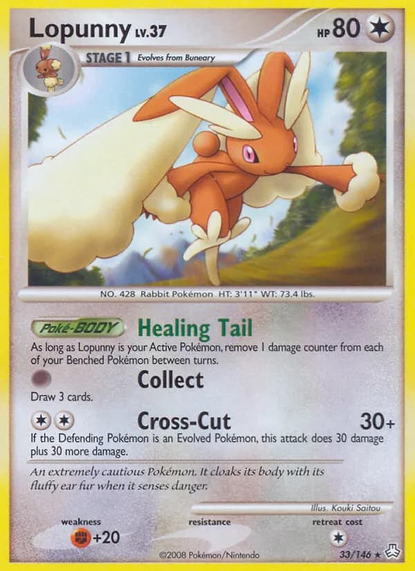 Lopunny card in English