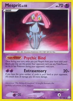 Mesprit card in English