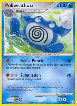 Poliwrath card in English