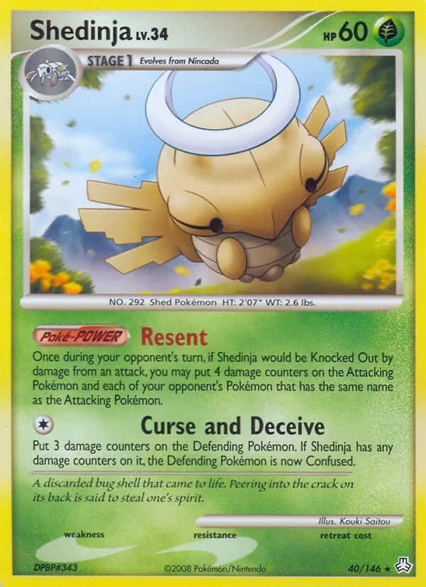 Shedinja card in English