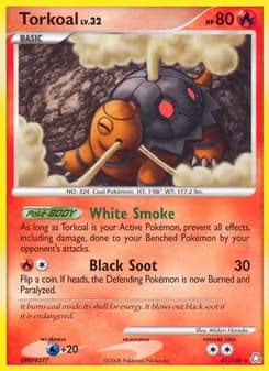 Torkoal card in English