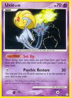Uxie card in English
