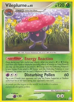 Vileplume card in English