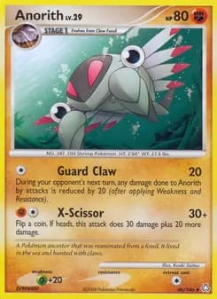 Anorith card in English