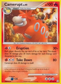 Camerupt card in English