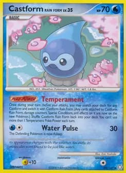 Castform Rain Form card in English