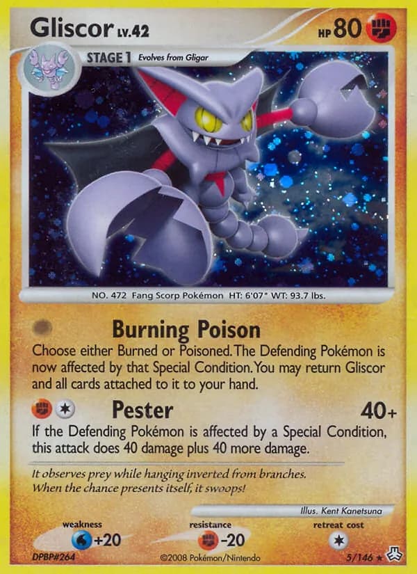 Gliscor card in English