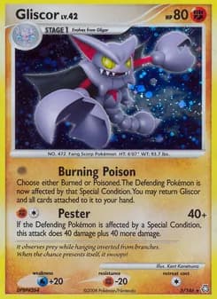Gliscor card in English
