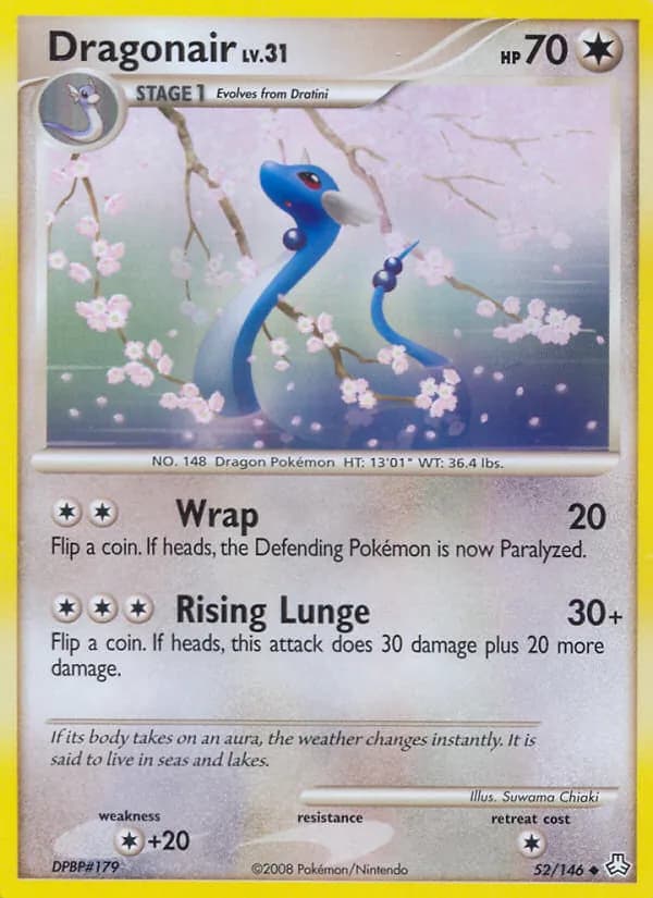 Dragonair card in English